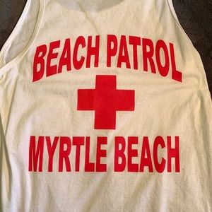 Tank top - myrtle beach beach patrol